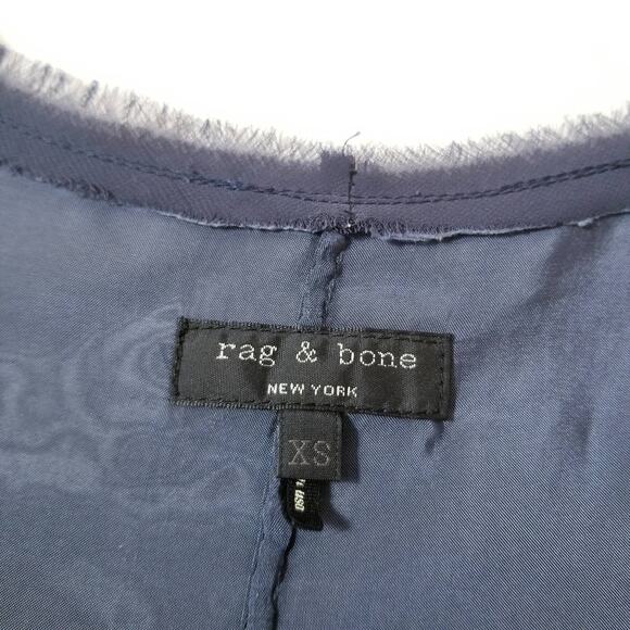 Rag & Bone Navy Blue Blouse - Picture 2 of 12